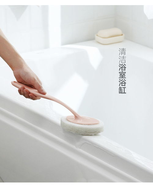 6件套長柄海綿刷地板刷納米海綿擦馬桶刷廁所刷浴缸刷廚房清潔刷l